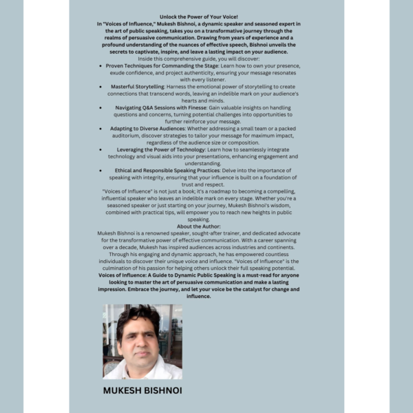 Voices of Influence: A Guide to Dynamic Public Speaking