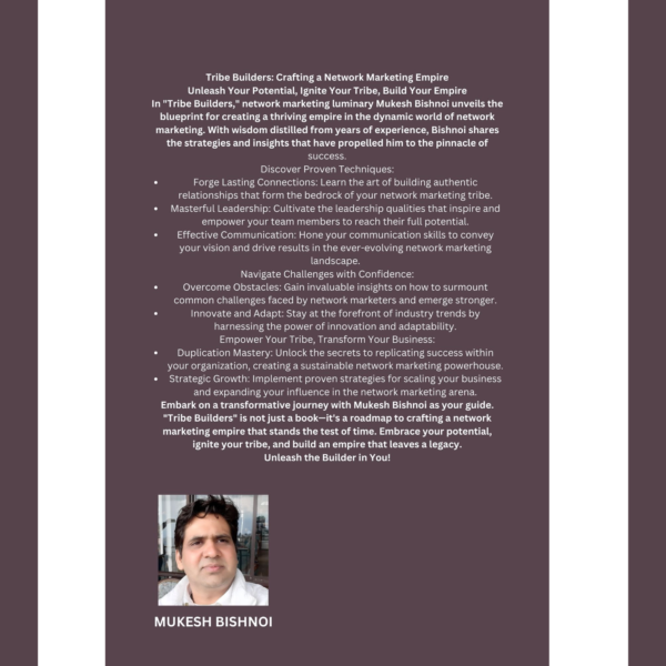 Tribe Builders: Crafting a Network Marketing Empire