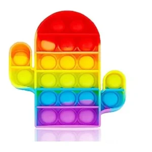 Cactus Fidget Pop it Rainbow