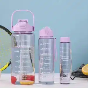 Transparent Motivational Timer Bottle