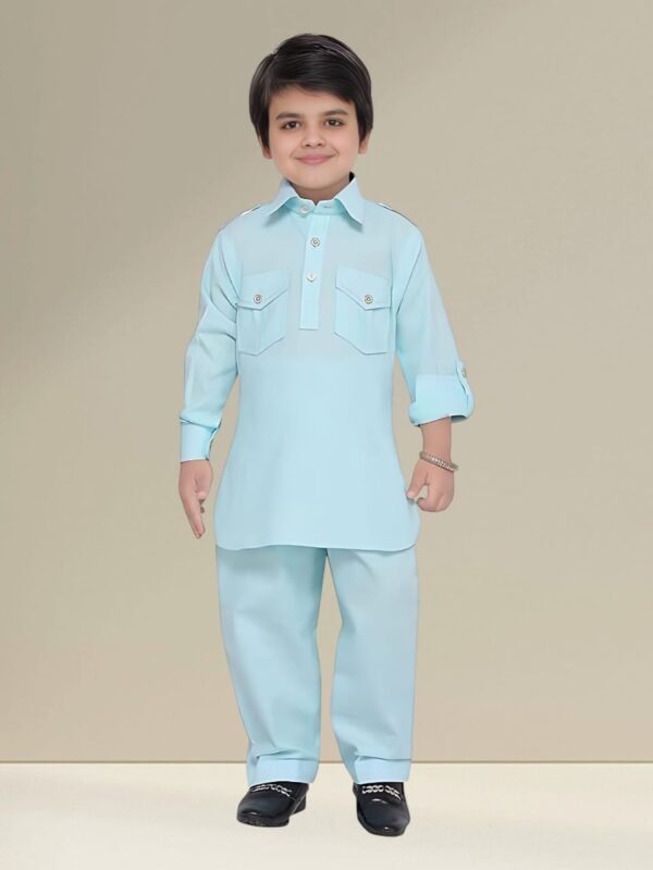 Navy Blue Kurta Pajama