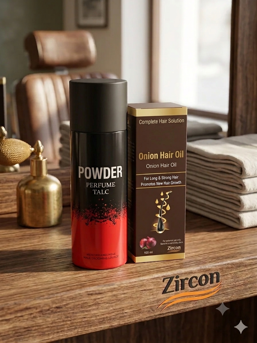 Talcum Powder + Onion Hair Oil Combo