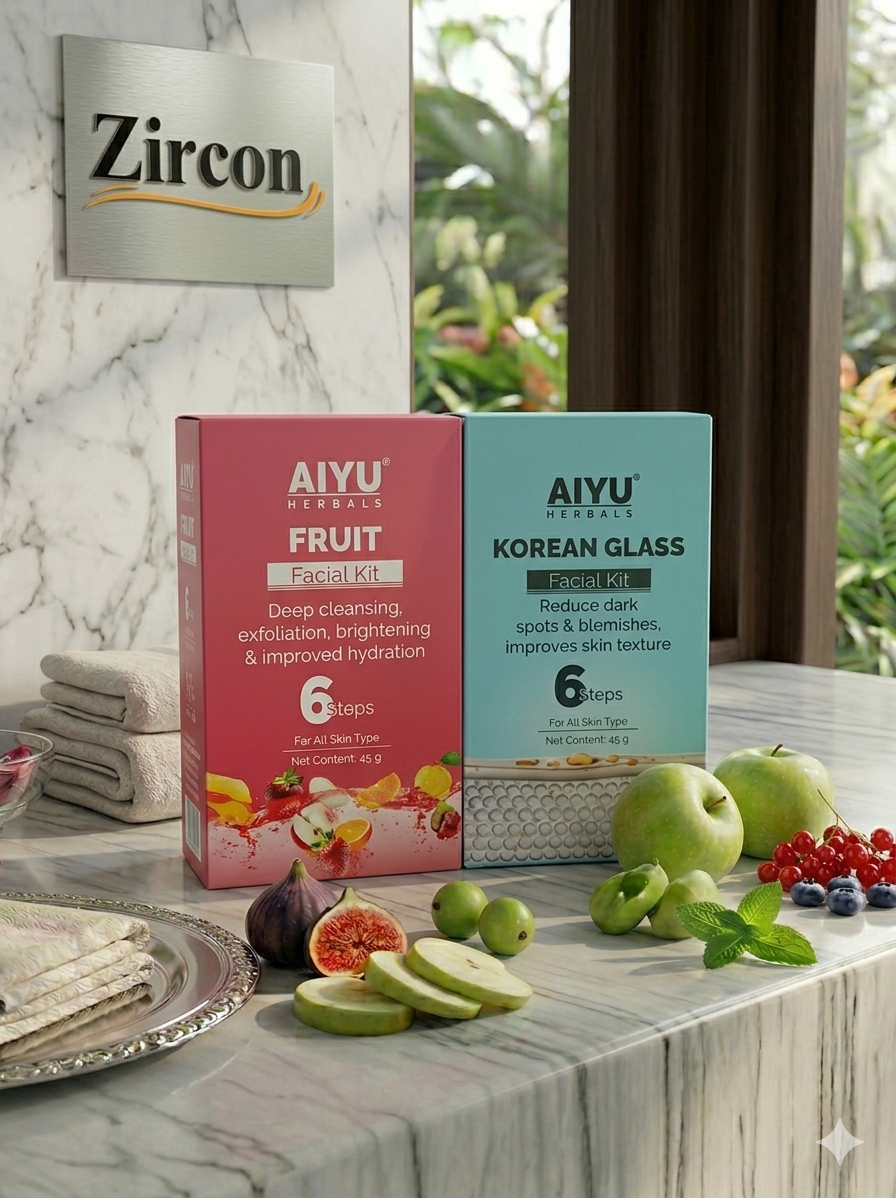 Fruit Facial Kit + Korean Glass Facial Kit Combo