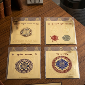 Laxmi Yantra, Kuber Yantra, Shree Yantra, and Vastu Yantra
