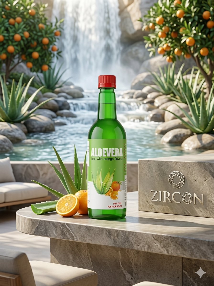 Aloe Vera Juice with Orange Flavour