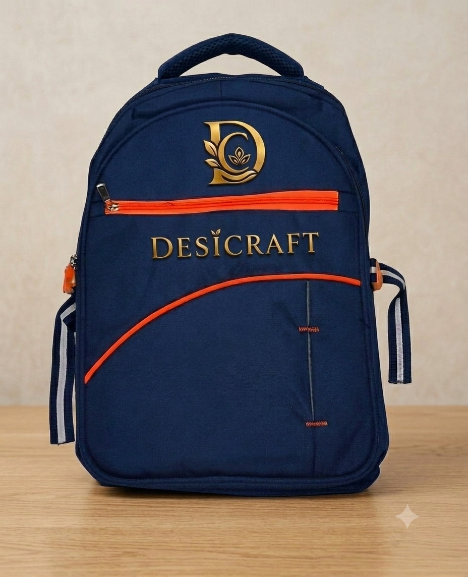 Blue School Bag